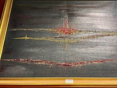 Modern school
Composition 
Oil on canvas...