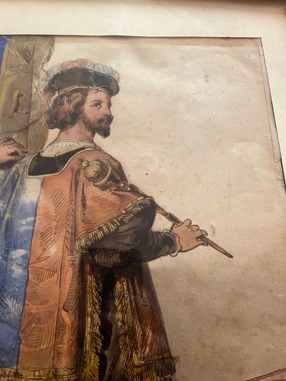 Attributed to Deveria or in the style of...