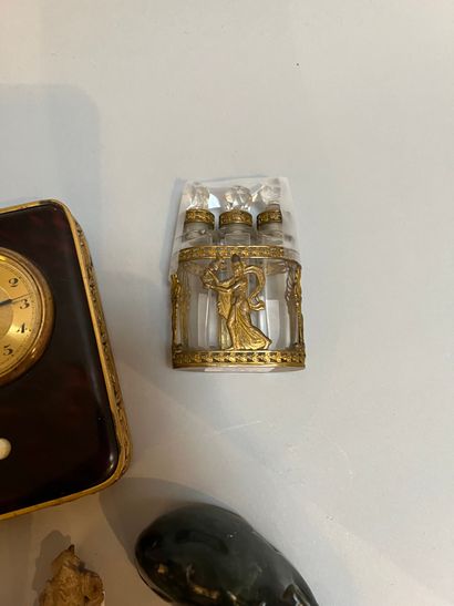 Lot comprising a rectangular tortoiseshell...