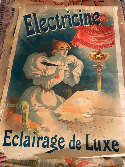 -Lot of 14 posters from the end of the 19th...