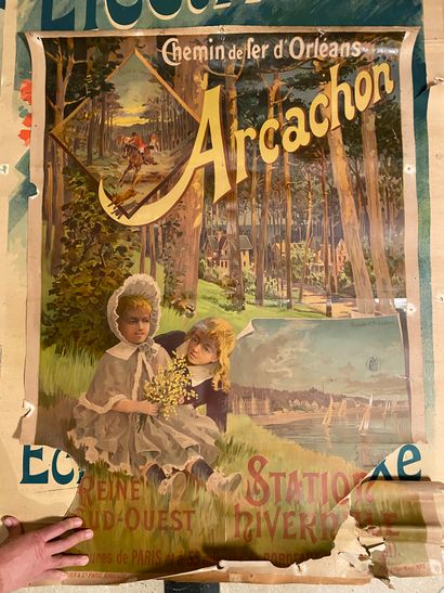 -Lot of 14 posters from the end of the 19th...