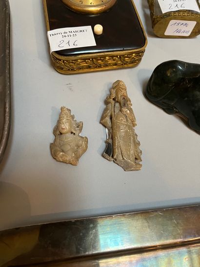 Lot comprising a rectangular tortoiseshell...
