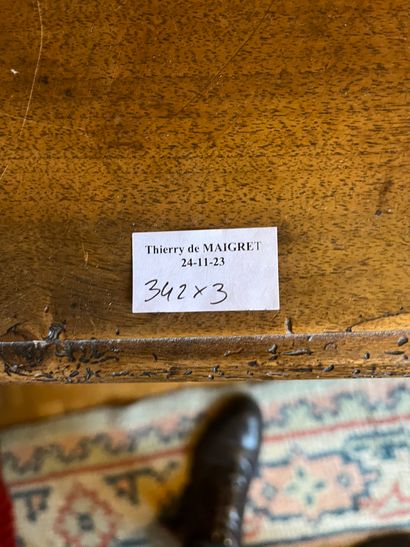 Set including a bibus, a writing table and...