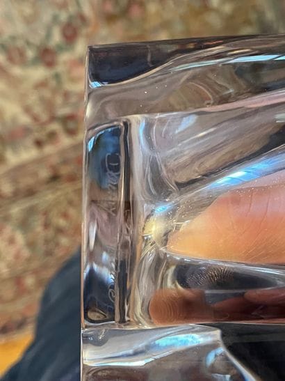 DAUM
Flared-neck crystal vase
H : 25 cm ...