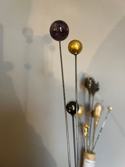 1 lot of various hairpins including fancy...