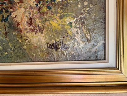 M. de REBEVAL
Bouquet
Oil on canvas signed...