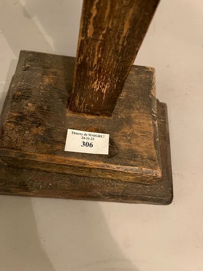 Christ crucified in wood carved in polychrome...