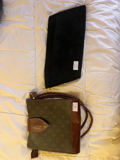 Lot: Charles Jourdan designer bag and black...