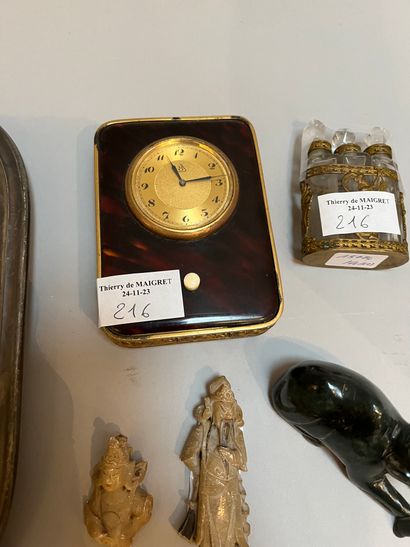 Lot comprising a rectangular tortoiseshell...