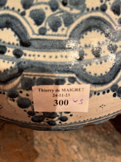 Three earthenware jobana or butter pots
North...