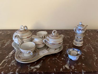Lot of porcelain objects including head to...