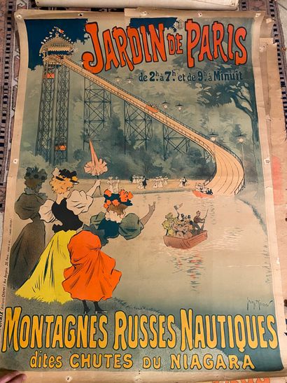 -Lot of 14 posters from the end of the 19th...