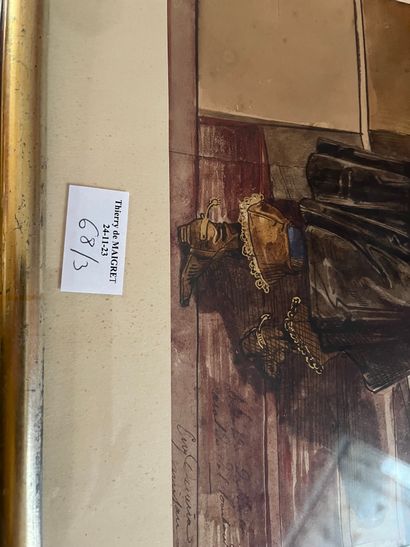 Attributed to Deveria or in the style of...