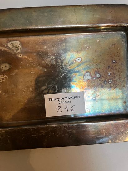 Lot comprising a rectangular tortoiseshell...