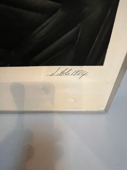 Set of modern lithographs including 
Personnage...