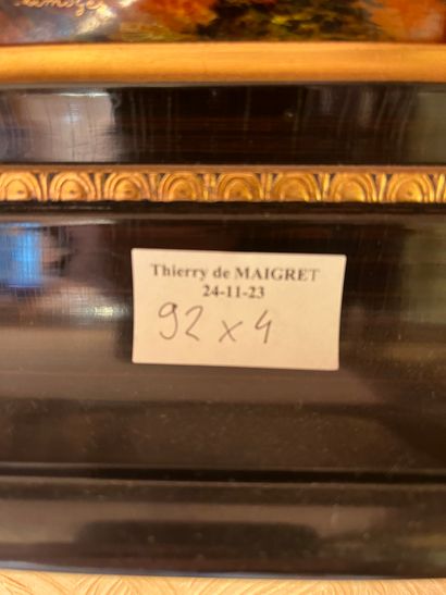 Lot of frames: 
20th-century Ecolde Barques...