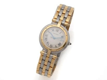 CARTIER ‘’VENDÔME’’. Montre bracelet d’homme...