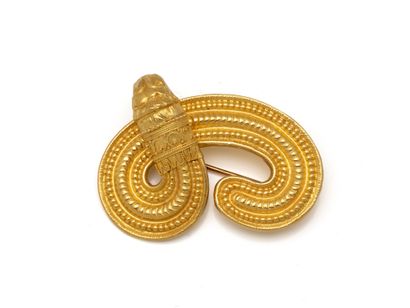 LALAOUNIS Ilias. Broche en or 750 millièmes...