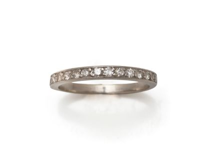 American half wedding band in 850 thousandth...