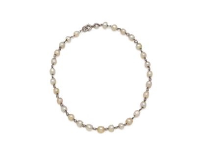 Delicate platinum bracelet 850 thousandths,...