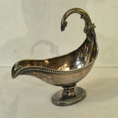 SAUCIERE en argent (925). PARIS, Rémy LAURENT,...