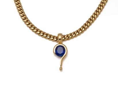 VAN CLEEF & ARPELS. Gold pendant 750 thousandths,...