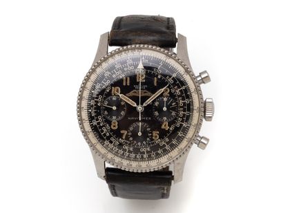 BREITLING ‘’NAVITMER’’. Montre chronographe...