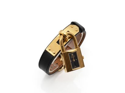HERMÈS ‘’KELLY’’. Montre bracelet de dame...