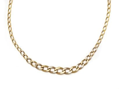 Collier deux tons d’or 750 millièmes, maille...