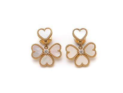 VAN CLEEF & ARPELS ''SWEET HEARTS''. Pair...