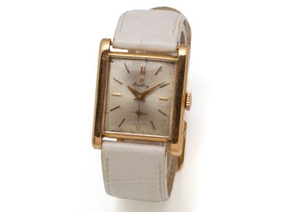 BREITLING. Montre bracelet d’homme en or...