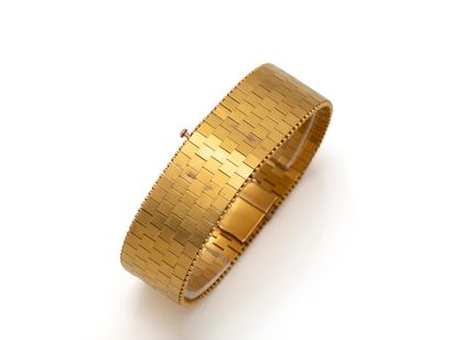 Bracelet ruban en or 750 millièmes amati,...
