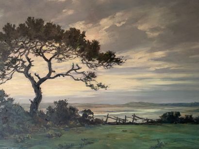 André DAUCHEZ (1870-1948), Campagne en bord...