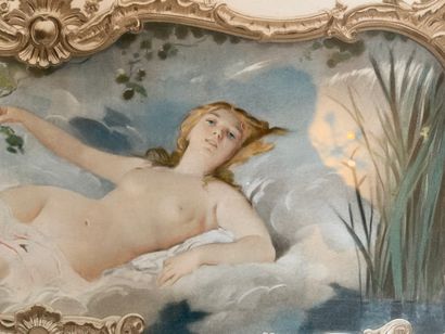 Ecole du XXE, Vue d'un intérieur au chat,...