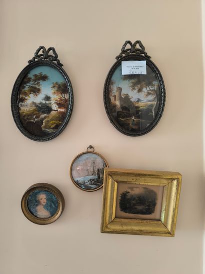 Lot de 8 miniatures de style et reproductions...
