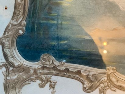 Ecole du XXE, Vue d'un intérieur au chat,...
