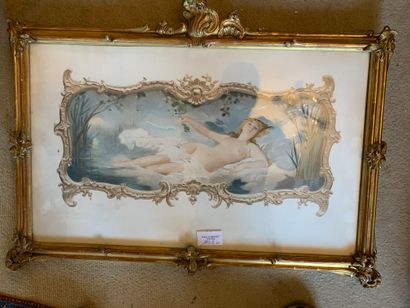 Ecole du XXE, Vue d'un intérieur au chat,...