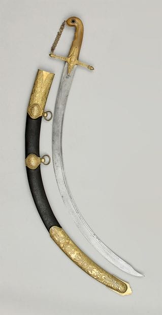 Oriental-style officer's saber of the Mameluck...