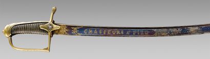 Imperial Guard foot hunter's saber, chased...