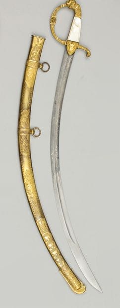 Swiss senior staff officer's saber from the...