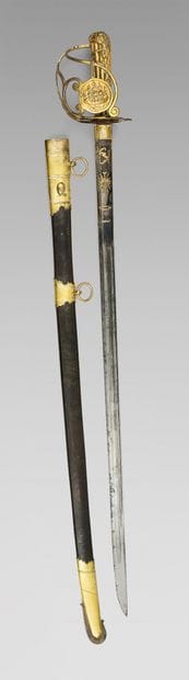 Rare petit Montmorency-type officer's saber...