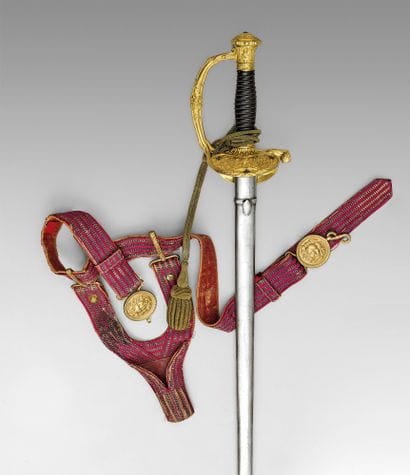 Forte épée de luxe de général de division,...