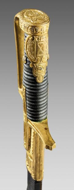 Rare senior officer's saber of the chasseurs...