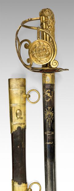 Rare petit Montmorency-type officer's saber...
