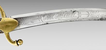 Imperial Guard sailor's saber by Duc, brass...