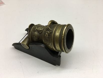 Petite maquette de mortier de type XVIIIe...