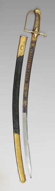Imperial Guard foot hunter's saber, chased...