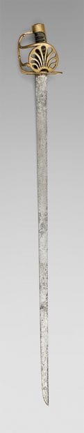 Rare cavalry troop saber, attributed to the...