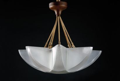 LALIQUE René (1860-1945)
Lustre « Acacia...