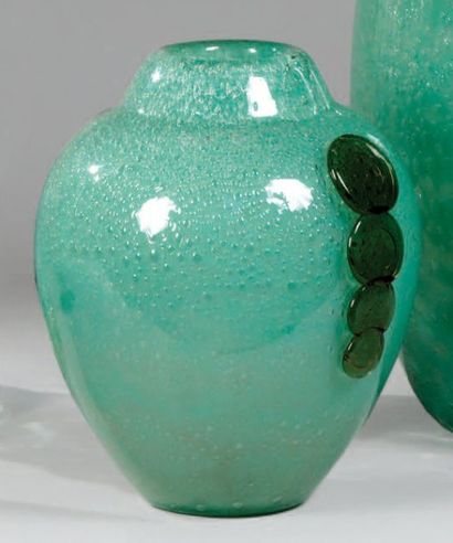 SCHNEIDER
Vase ovoïde à col étranglé. Epreuve...